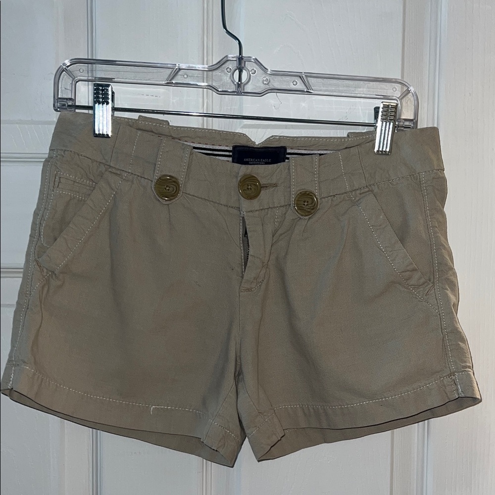 American Eagle Outfitters Women's Tan Cargo Shorts